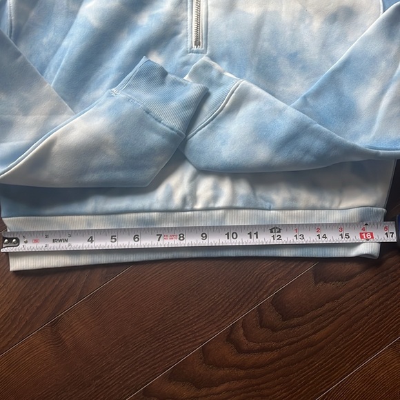 Ardene Tie-Dye Relaxed Mock Neck Fleece S - Picture 8 of 10